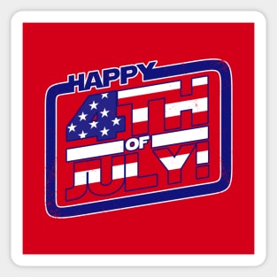 4th of July American Independence Day USA Sticker